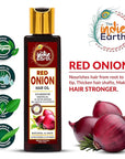 Red Onion Hair Growth Oil - Anti Hair Fall Enriched with 29+ Natural Herbs, Extracts & Oils Including Argan, Jojoba, Rosemary & Black Seed - 200ml