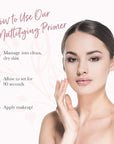 100% PURE Mattifying Face Primer Plumping Makeup Base & Moisturizer with Anti-Aging Seaweed Collagen - Long-Lasting Matte Pore Diminishing Cosmetics Prep, Flawless Smooth Skin Hydration - 1 oz