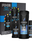 AXE Phoenix Holiday Gift Set With Body Spray, Antiperspirant & Deodorant Stick and Body Wash for Grooming 3 count