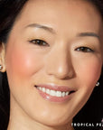 LAURA GELLER NEW YORK Baked Blush-n-Brighten Marbleized Blush for Cheeks - Tropical Peach - Natural Finish - Buildable Color