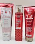Bath & Body Works - Strawberry Pound Cake - Bundle -3 items - Moisturizing Body Wash, Ultimate Hydration Body Cream and Fine Fragrance Mist - Spring 2022