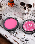 UCANBE Pink Face Body Paint Makeup Foundation, Professional Waterproof Cream Greasepaint, Non-Toxic Face Painting Kit for Halloween Makeup, Sugar Skull SFX Cosplay, Special Effects Costume & Parties
