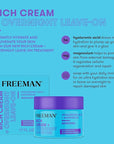 Freeman Rich Cream + Overnight Leave-On, Moisturizing Face Mask, Facial Mask For Dry Skin, Face Cream Infused With Magnesium & Hyaluronic Acid To Hydrate & Soothe Skin, 1.7 fl.oz./ 50 mL Jar