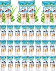 36 Pcs Mini Aloe Vera Gel Travel Size Bulk for Summer Vacation Party 1oz After Sun Aloe Vera Gel Sunburn Relief Hydrating Face Body Moisturizer Cream for Gifts Summer Party Supplies