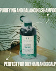 The Body Shop Tea Tree Purifying & Balancing Shampoo for Oily Hair & Scalp, Vegan, 8.4 Fl Oz