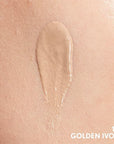 COVERGIRL Clean Invisible Foundation Makeup, Dewy & Glowy Natural Finish, Buildable Coverage, Skin-Like Smooth Look, Vegan, Golden Ivory, 1oz