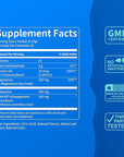 Nello Supercalm Powdered Drink Mix, Cortisol Reducer*, Sleep Aid Supplement, L Theanine, Ksm-66 Ashwagandha, Magnesium Glycinate, Vitamin D 3, No Sugar, Non GMO, 20 Ct, BlackBerry Basil Lemonade