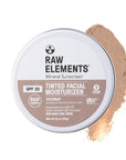 Raw Element Ultra-Moisturizing Tinted Face Cream, Non Toxic 1.8 oz