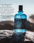 C.O. Bigelow - Elixir Blue - No. 1580, 2.5 fl oz, Cologne for Men, Lavender & Rosemary Long Lasting Mens Cologne, Fresh, Refined, Masculine Perfumes for Men