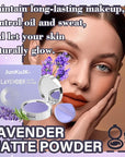 Lavender Matte Powder,Long Lasting Oil Control Lavender Setting Skin Types