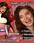 Boss Up Color Changing Lip Oil, Shimmering Temperature Lip