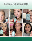 Pure Rosemary Oil for Hair Skin and Nails - 100% Pure Undiluted Rosemary Essential Oil with Dropper for Topical Uses Aromatherapy Diffusing and Home and Beauty DIYs - Vegan and Cruelty Free (1 Fl Oz)