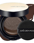 JUNG SAEM MOOL Essential Skin Nuder Cushion 45N Espresso 0.49 Fl Oz, No Refill, Natural Radiant Finish Cushion Foundation with Buildable Coverage, Lightweight Texture, Korean Foundation Makeup