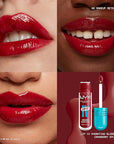 NYX PROFESSIONAL MAKEUP Lip IV Hydrating Glossy Lip Stain with 12HR Hydration - Cranberry Splash (Red)