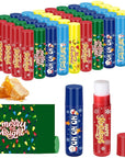 50 Pcs Christmas Lip Balm Bulk Stocking