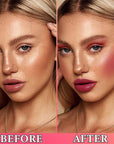 Matte Soft Liquid Blush,Waterproof Long Lasting Moisturizing Velvet Blushes Makeup(#05)