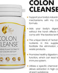 Coco March Colon Cleanse - Dietary Supplement, Cleansing Plant Extracts, Mild Colon Cleanse - Gluten Free, Dairy Free, Soy Free, Keto Friendly, Paleo Friendly, 60 Veg Caps - 15 Servings