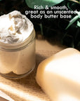 Raw Mango Butter - 100% Natural Skin and Hair Moisturizer - Use with Shea in DIY Whipped Body Butter, Mango Body Lotion, Lip Gloss and Soap Making, 8 oz Block
