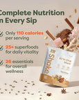 310 Nutrition All-In-One Meal Replacement Shake - Plant-Based Protein Powder with High Fiber, Probiotics, Digestive Enzymes & Adaptogens - Low Carb Vegan Keto Friendly Superfoods Smoothie - Horchata Flavor - 28 Servings