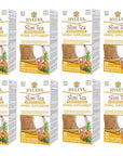 Hyleys Slim Tea Pineapple Flavor - Weight Loss Herbal Supplement Cleanse and Detox - 25 Tea Bags (12 Pack)