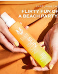Ellis Brooklyn SUN Hair And Body Fragrance Mist - Rich Floral Perfume Mist with Italian Mandarin, Orange Flower Water, & Cedarwood, Vegan Perfume Made In The USA, 50ml 1.7 Fl Oz
