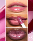 COVERGIRL Clean Fresh Yummy Lip Gloss, Sheer, Natural Scents, Vegan Formula - Acai You Later