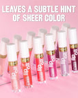 REVLON Super Lustrous Glimmer Lip Oil, Moisturizing & Tinted, Shiny Finish, Made with Plant-Based Squalane, 005 Vio-lit, 0.13 fl oz