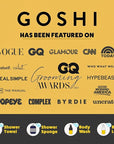GOSHI Exfoliating Shower Sponge - Rip-Resistant, Rapid-Drying Exfoliating Bath Sponge for All Skin Types - Indigo Blue - Made in Japan