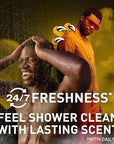Old Spice Cleansing Body Wash for Men, 3X Defense, 24/7 Shower Fresh with Lasting Scent, 2-in-1 Body & Face Wash, Eaglefangs with Fresh Cloud Scent, 24 oz (Pack of 4)
