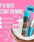NYX Professional Makeup Lip IV Hydrating Glossy Lip Stain with 12HR Hydration - Splash N Spice (Brown)