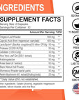 Candi Cleanse Support Supplement Pills - Anti Overgrowth Supplements for Women & Men - Extra Strength Balance Control Probiotic Complex Cleanser - Natural Oral Herbal Oregano & Caprylic Acid Capsules