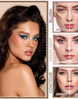 Highlighter Stick Cream Blush Stick Bronzer Contour Stick Beginner-Set B