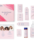 eSalon Permanent Hair Color & Hair Dye Complete Kit - Personal Colorist Kit for Up To 100% Gray Coverage for All Hair Types - Professional-Grade Ammonia-Free Hair Dye (Dark Blonde Intense Red 7RR)