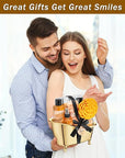Spa Gift Baskets For Women - Luxury Bath Set With Honey & Almond - Spa Kit Includes Body Wash, Bubble Bath, Lotion, Bath Salts, Body Scrub, Body Spray, Shower Puff, and Towel