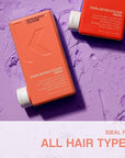 KEVIN.MURPHY EVERLASTING.COLOUR WASH - Hair Colour Shampoo - Colour Protect Hair Care - pH Balanced Shampoo - Sulphate Free - 250 mL / 8.4 fl oz
