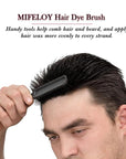 Temporary Black Hair Spray Color Wax 4.23 oz, Instant Natural Hairstyle Cream Dye, Disposable Coloring Mud for Men Women Youth, Washable Styling Pomades, Party Cosplay DIY Halloween