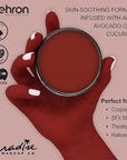 Mehron Makeup Paradise Makeup AQ Pro Size | Stage & Screen Performance, Face & Body Painting, Beauty, Cosplay, and Halloween | Water Activated Face Paint, Body Paint 1.4 oz (40 g) - Red