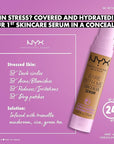 NYX PROFESSIONAL MAKEUP Bare With Me Concealer Serum, - Medium