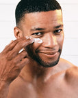 Brickell Men's Restoring Under Eye Cream for Men, Natural and Organic Anti Aging Eye Balm To Reduce Puffiness, Wrinkles, Dark Circles, Crows Feet and Under Eye Bags, 0.5 Ounce, Unscented