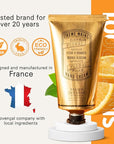 Panier des Sens - Hand Cream for Dry Cracked Hands - Orange Blossom Hand Lotion with Olive & Almond Oil - Vitamin E Skin Moisturizer with 96% Natural Ingredients - Made in France, 2.5 fl oz