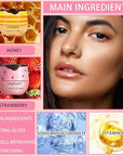 2PCS Bee Lip Balm,Hydrating Honey Pot
