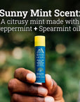 Oars + Alps Lip Suncreen, SPF 18 Lip Balm, Shine Free Sunscreen for Lips, Infused with Vitamin E, Peppermint & Spearmint, Water & Sweat Resistant, Moisturizing, Hydrating, Sunny Mint Scent, 3pk