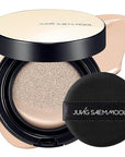 JUNG SAEM MOOL Essential Skin Nuder Cushion 19C Pink Light 0.49 Fl Oz, No Refill, Natural Radiant Finish Cushion Foundation with Buildable Coverage, Lightweight Texture, Korean Foundation Makeup