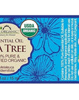 US Organic 100% Pure Tea Tree Essential Oil, Steam Distilled, USDA Certified Organic, for Hair, Skin, Scalp, Foot, Toenails, and More. Sourced from South Africa, Undiluted, Non-GMO (15 ml, 2 Pack)