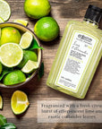 C.O. Bigelow Lime Coriander Body Cleanser, Village Perfumer Moisturizing Body Wash for Men & Women with Aloe Vera, Sodium PCA, and Glycerin, 10 fl oz
