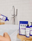 Dr Teal's Foaming Bath with Pure Epsom Salt, Soothe & Sleep with Lavender, 34 fl oz (Pack of 2)