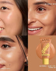 NYX PROFESSIONAL MAKEUP Buttermelt Glaze Soft Glow Skin Tint + SPF 30, Up To 12HR Wear, 03 Cashew Butta