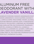 Dr Teal's Aluminum Free Deodorant, Lavender Vanilla with Essential Oils, 2.65 oz (Pack of 3)