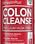 Health Plus Colon Cleanse Digestive Support | Natural Sweetener without Artificial Flavors | Daily Fiber for Toxin Elimination To Reduce Bloating | Strawberry Flavor | 9 Ounces, 36 Servings