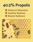 IUNIK Propolis Vitamin C Face & Eye Cream with Vegetable Oil, Idebenone 1.01 Fl Oz Dullness Dark Circles Puffiness Smooths Under Eyes 24 Hour Hydration For Sensitive Oily Acne-prone skin VEGAN